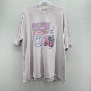 Bacon Lettuce‎ Tomato Palm Springs Graphic Oversized Tee Womens Medium/Large